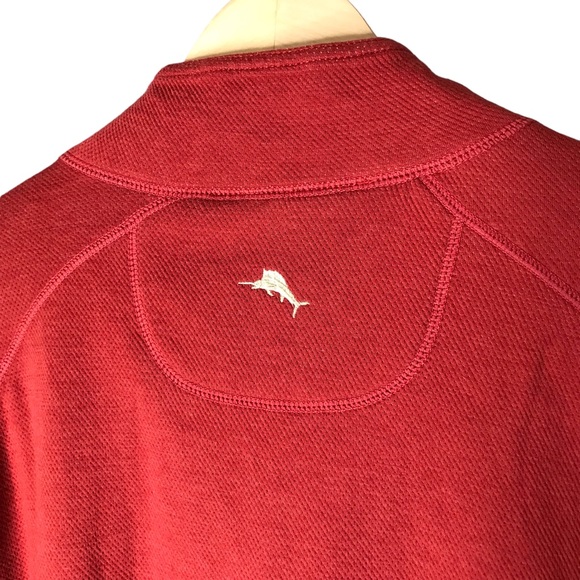 Tommy Bahama Reversible Sweater Pullover Cotton Blend Orange Cream Men’s - Picture 10 of 13